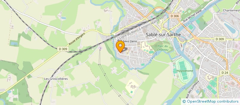 localisation de l'entreprise MONSIEUR MUBARAK ISMAEL YAHIA  SABLE-SUR-SARTHE