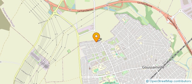 localisation de l'entreprise MONSIEUR MUBASHAR SHEHZAD  GOUSSAINVILLE