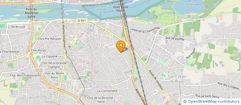 localisation de l'entreprise MONSIEUR MUBSHIR IQBAL  SAINT-JEAN-LE-BLANC