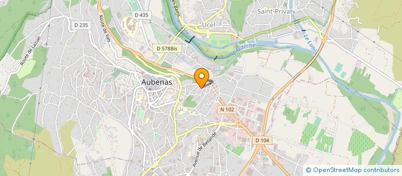 localisation de l'entreprise MONSIEUR MUCAHIT BARUTCU à AUBENAS