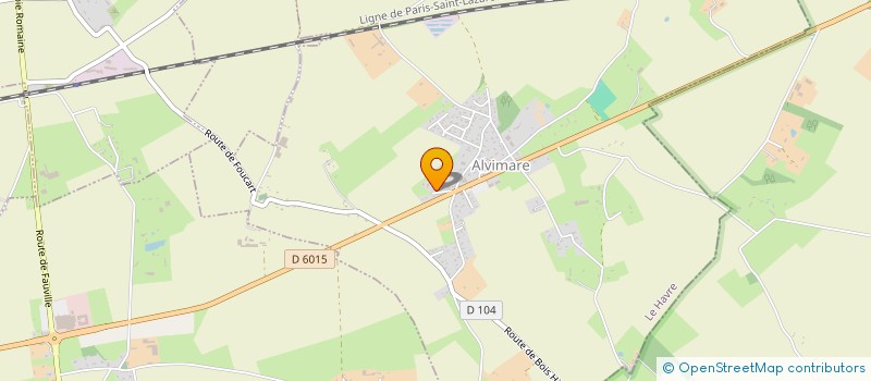 localisation de l'entreprise MONSIEUR MUCHEL CHANU  ALVIMARE