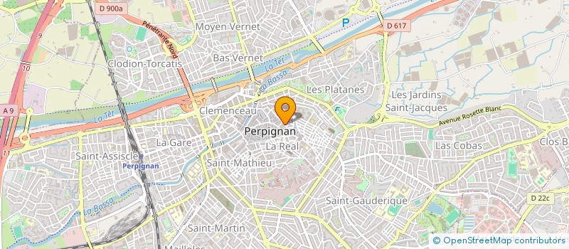 localisation de l'entreprise MONSIEUR MUDASIR SANO  PERPIGNAN