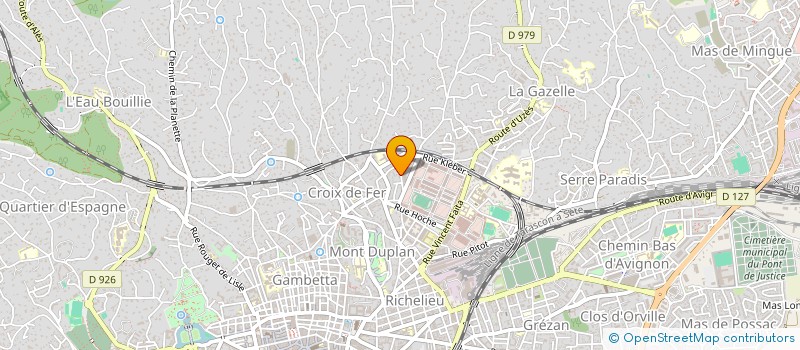 localisation de l'entreprise MONSIEUR MUDJI KABONGO  NIMES