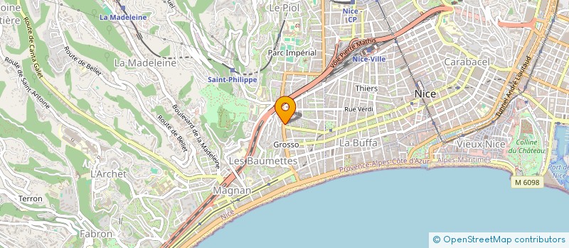 localisation de l'entreprise MONSIEUR MUDRIC SERGIU  NICE