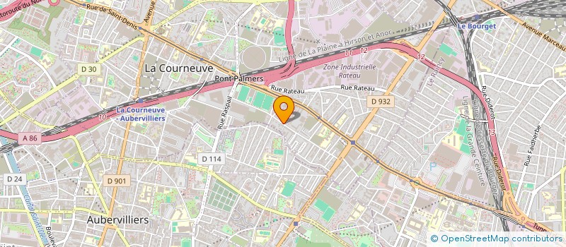 localisation de l'entreprise MONSIEUR MUDRIK LOUCIF à LA COURNEUVE