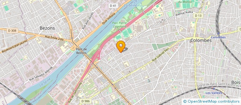 localisation de l'entreprise MONSIEUR MUELA-ALEXIS KOLELA MUANA  COLOMBES