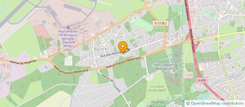 localisation de l'entreprise MONSIEUR MUFTAH MASOUD  LE BOUSCAT