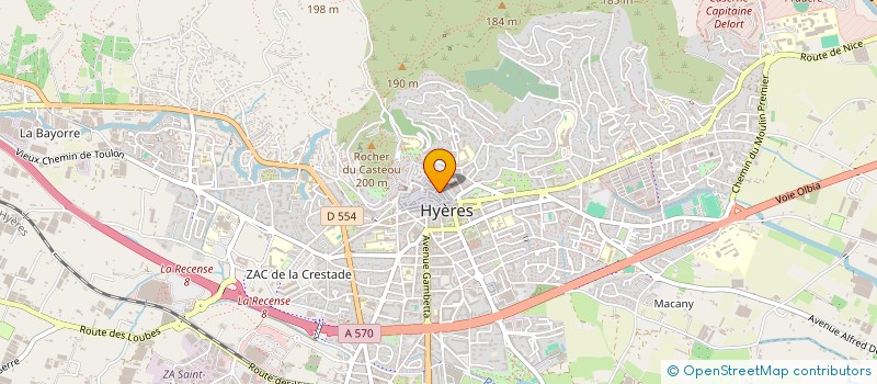 localisation de l'entreprise MONSIEUR MUGTEBA IBRAHIM  HYERES