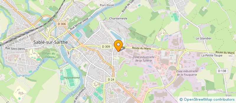 localisation de l'entreprise MONSIEUR MUHAMAD BAZER BACHEI  SABLE-SUR-SARTHE