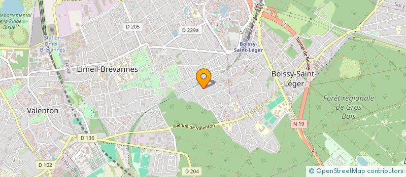 localisation de l'entreprise MONSIEUR MUHAMAD HAMZIOUI  LIMEIL-BREVANNES