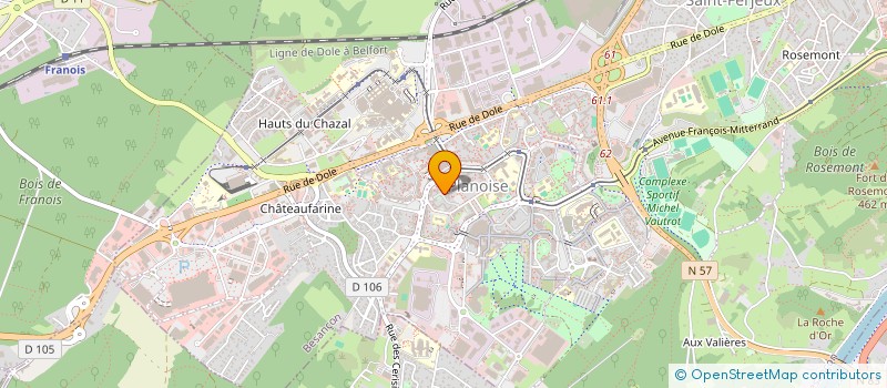 localisation de l'entreprise MONSIEUR MUHAMAD KUSHTANASHVILI  BESANCON