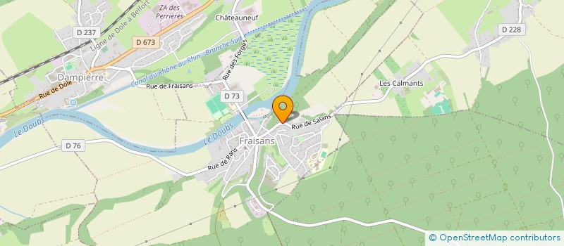 localisation de l'entreprise MONSIEUR MUHAMED KULOVIC  FRAISANS