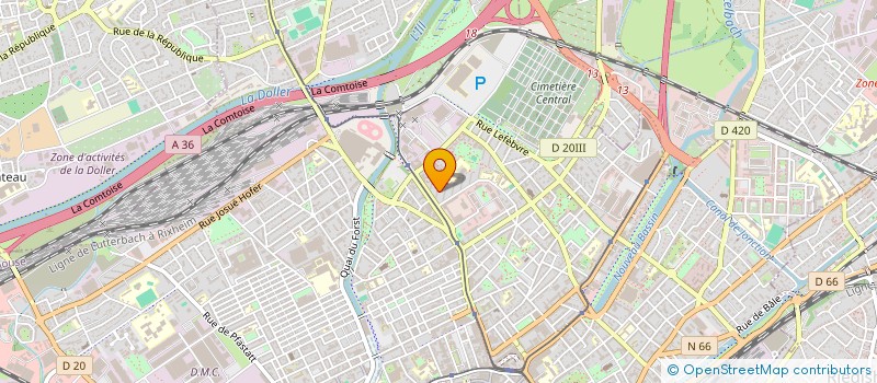 localisation de l'entreprise MONSIEUR MUHAMED SAL  MULHOUSE