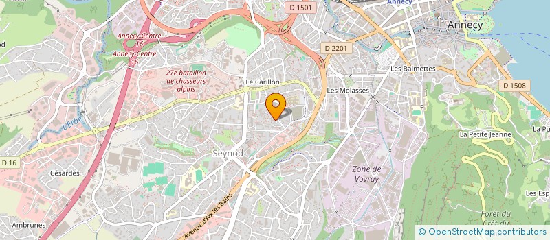 localisation de l'entreprise MONSIEUR MUHAMET JASHARI à ANNECY
