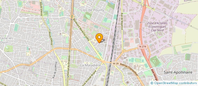 localisation de l'entreprise MONSIEUR MUHAMET MULIQI à DIJON