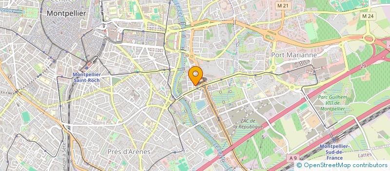 localisation de l'entreprise MONSIEUR MUHAMMAD AKBAR GUL REHMAN  MONTPELLIER