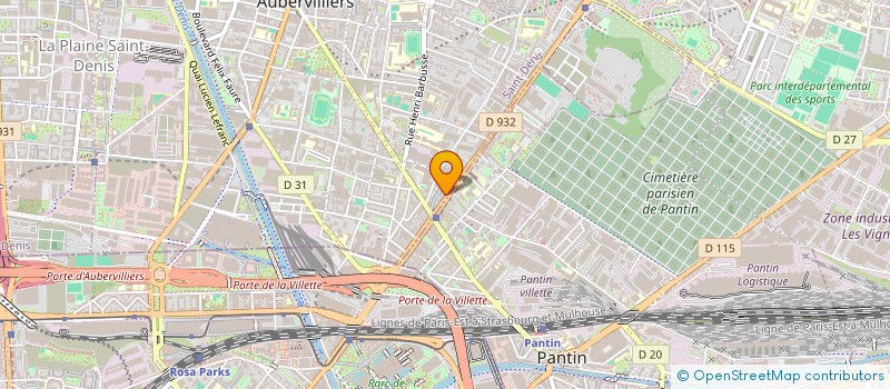 localisation de l'entreprise MONSIEUR MUHAMMAD ANAS  AUBERVILLIERS