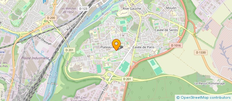 localisation de l'entreprise MONSIEUR MUHAMMAD ASHRAF  CREIL