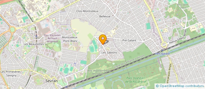 localisation de l'entreprise MONSIEUR MUHAMMAD BILAL BASHARAT à SEVRAN