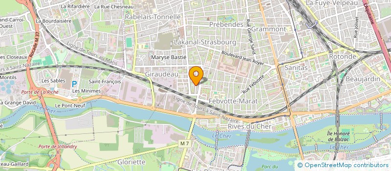 localisation de l'entreprise MONSIEUR MUHAMMAD DIAKHITE  TOURS