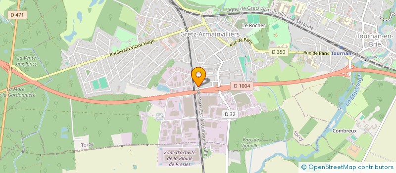 localisation de l'entreprise MONSIEUR MUHAMMAD HAQ  GRETZ-ARMAINVILLIERS