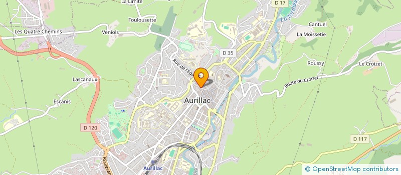 localisation de l'entreprise MONSIEUR MUHAMMAD HUSSAINI à AURILLAC