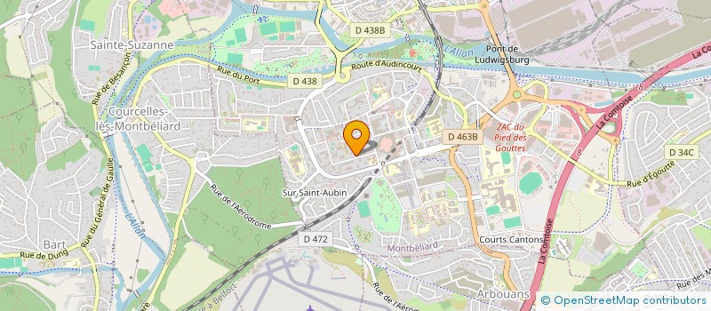 localisation de l'entreprise MONSIEUR MUHAMMAD IBRAHIM AHMADZAI  MONTBELIARD
