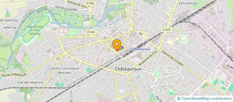 localisation de l'entreprise MONSIEUR MUHAMMAD IQBAL à CHATEAUROUX