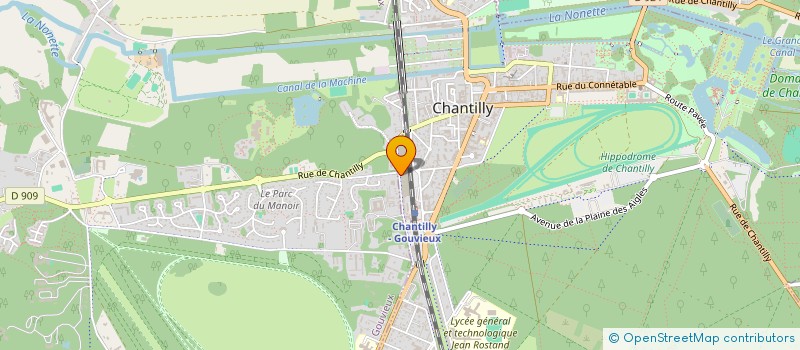 localisation de l'entreprise MONSIEUR MUHAMMAD IRFAN  CHANTILLY