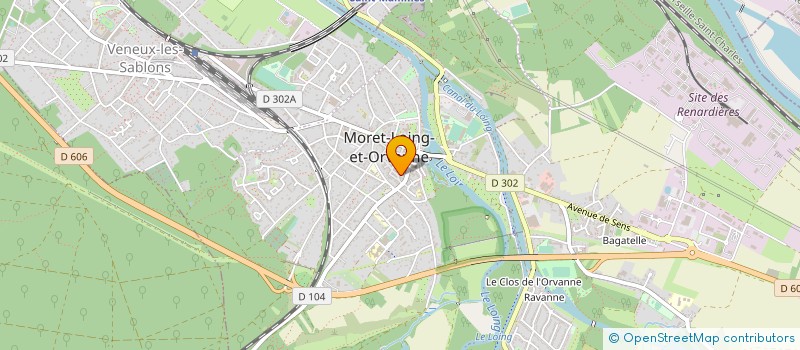 localisation de l'entreprise MONSIEUR MUHAMMAD ISA  MORET-LOING-ET-ORVANNE