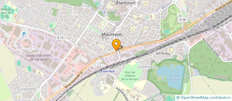 localisation de l'entreprise MONSIEUR MUHAMMAD-KAMIL TOUMIAT  MAUREPAS