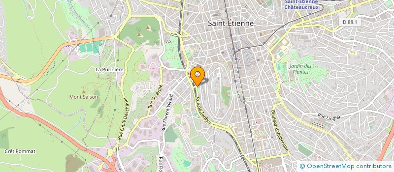 localisation de l'entreprise MONSIEUR MUHAMMAD KHAN  SAINT-ETIENNE