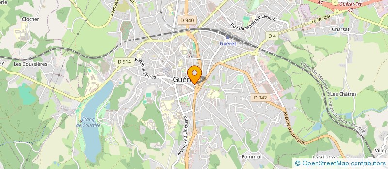 localisation de l'entreprise MONSIEUR MUHAMMAD KHAN KAKAR  GUERET