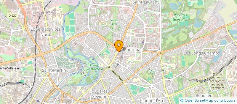 localisation de l'entreprise MONSIEUR MUHAMMAD KOCHI DAWLATZAI  RENNES