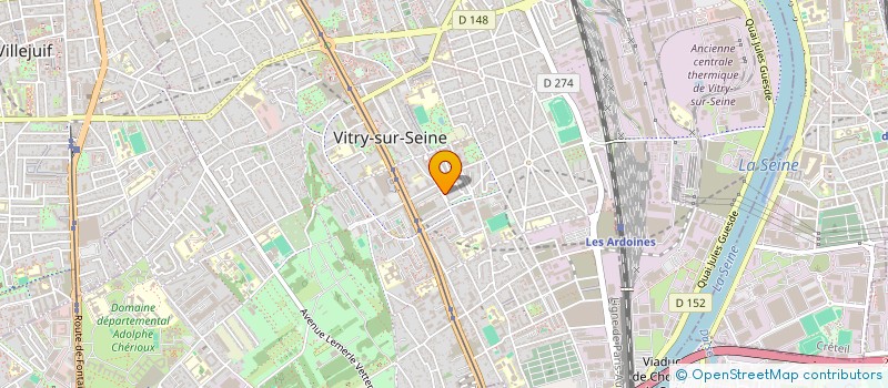 localisation de l'entreprise MONSIEUR MUHAMMAD MALIK  VITRY-SUR-SEINE