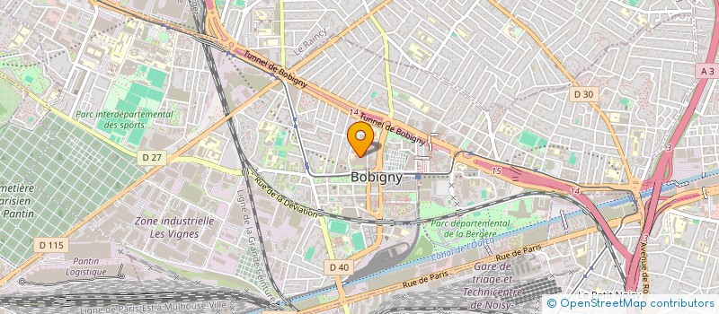 localisation de l'entreprise MONSIEUR MUHAMMAD NIZAMUDDIN  BOBIGNY