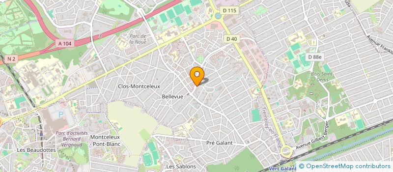 localisation de l'entreprise MONSIEUR MUHAMMAD PERVEZ à VILLEPINTE