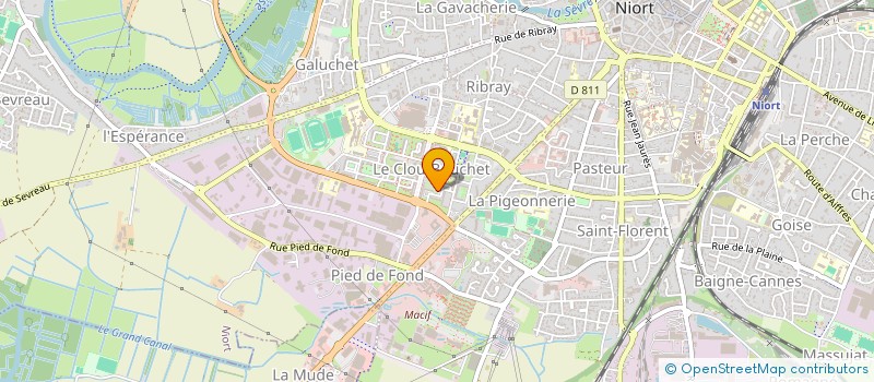 localisation de l'entreprise MONSIEUR MUHAMMAD RAFED à NIORT