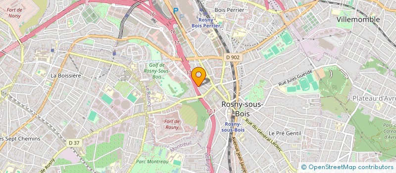 localisation de l'entreprise MONSIEUR MUHAMMAD RAHIM AHMADZAI à ROSNY-SOUS-BOIS