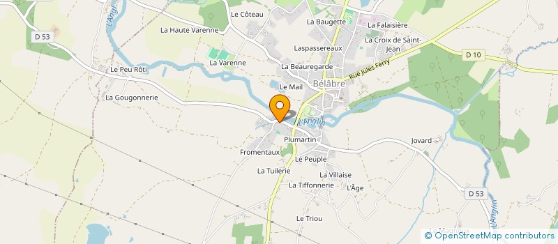 localisation de l'entreprise MONSIEUR MUHAMMAD RAJA  BELABRE