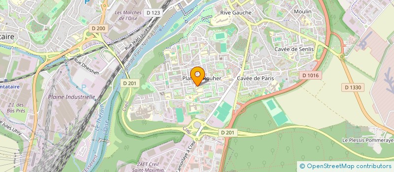 localisation de l'entreprise MONSIEUR MUHAMMAD RAMZAN  CREIL