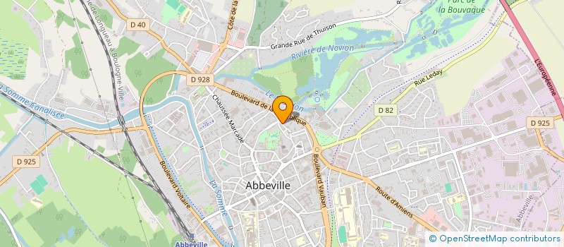 localisation de l'entreprise MONSIEUR MUHAMMAD RASHIDI  ABBEVILLE