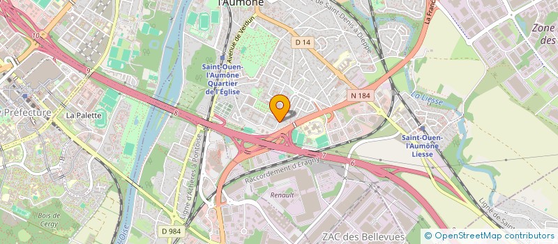 localisation de l'entreprise MONSIEUR MUHAMMAD REDHA BOUTMENE à SAINT-OUEN-L'AUMONE