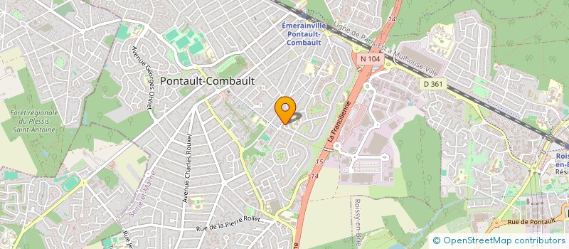 localisation de l'entreprise MONSIEUR MUHAMMAD RIZWAN ABID  PONTAULT-COMBAULT