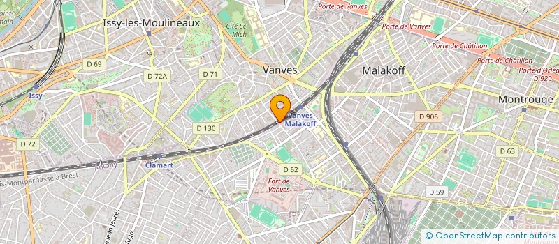 localisation de l'entreprise MONSIEUR MUHAMMAD SAFI  MALAKOFF