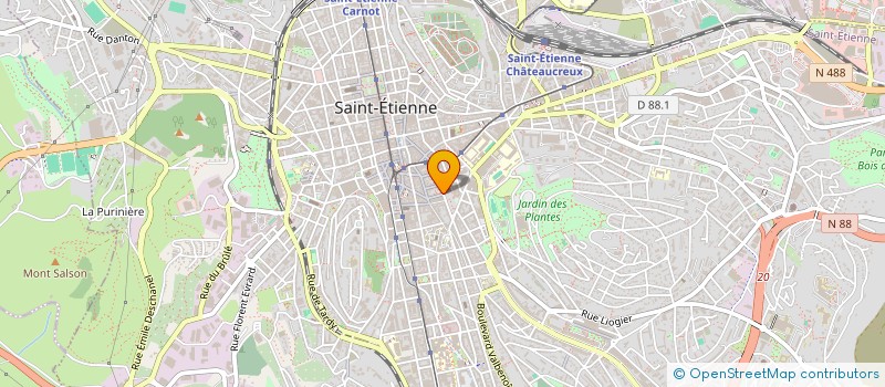 localisation de l'entreprise MONSIEUR MUHAMMAD SAFI  SAINT-ETIENNE