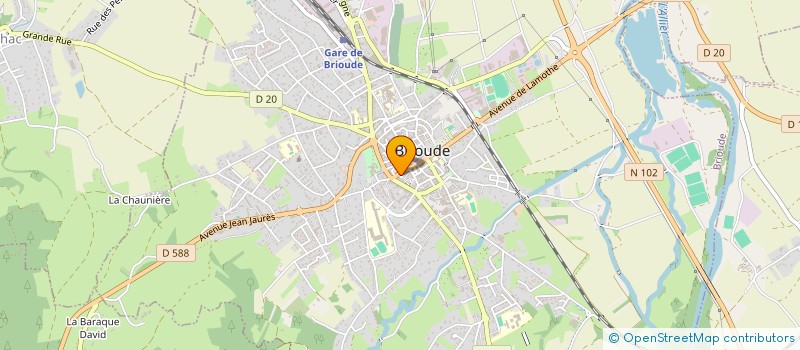 localisation de l'entreprise MONSIEUR MUHAMMAD SAFI  BRIOUDE