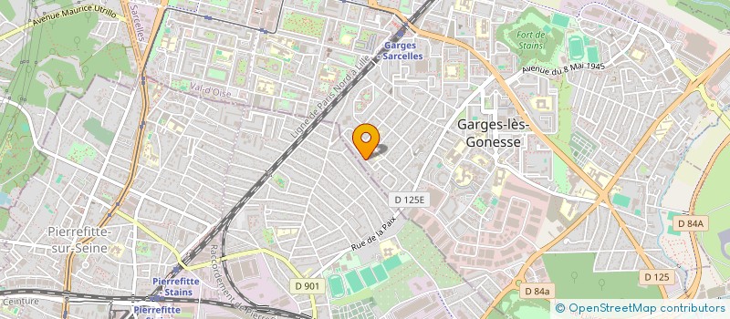 localisation de l'entreprise MONSIEUR MUHAMMAD SAQLAIN  GARGES-LES-GONESSE