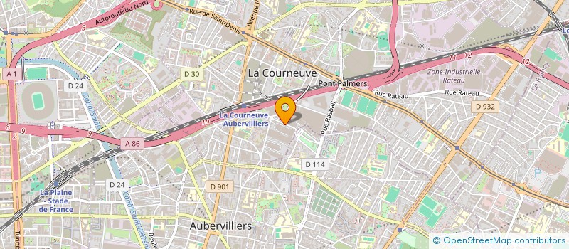 localisation de l'entreprise MONSIEUR MUHAMMAD SHOUKAT à LA COURNEUVE