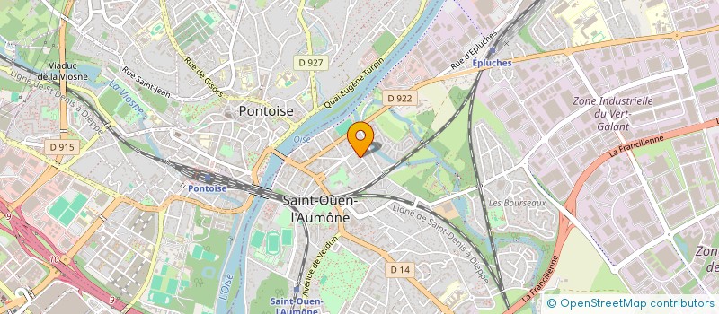 localisation de l'entreprise MONSIEUR MUHAMMAD SOHAIL RAFIQ  SAINT-OUEN-L'AUMONE